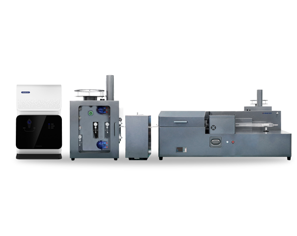 on-line combustion  ion chromatograph
