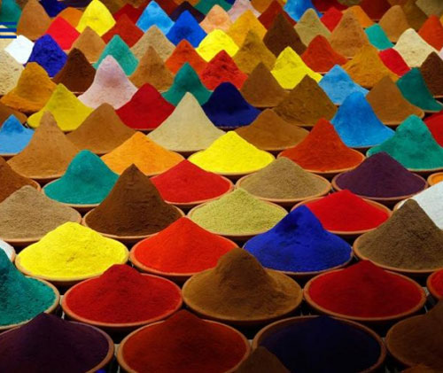 Detection of Anions and Cations in Dyes