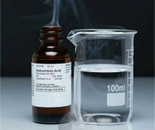 Detection of Chloride in Concentrated Hydrochloric Acid