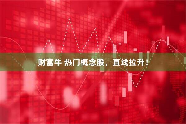 财富牛 热门概念股，直线拉升！