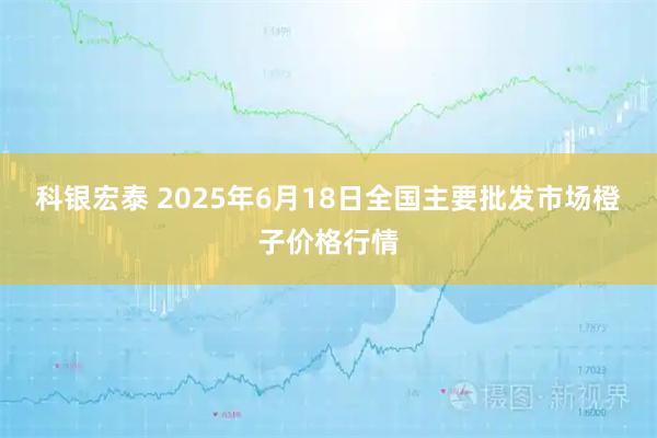科银宏泰 2025年6月18日全国主要批发市场橙子价格行情